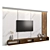 Customizable Wall-TV 3D Model 3D model small image 2