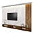 Customizable Wall-TV 3D Model 3D model small image 3