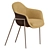 Marelli Chia Metal Chair: Modern Elegance 3D model small image 6