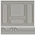 Decorative Plaster with Molding #010 3D model small image 2