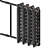 Cast Iron Heating Radiator 3D model small image 1