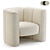 Elegant Mila Chair: 3D Model 3D model small image 1