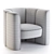 Elegant Mila Chair: 3D Model 3D model small image 4