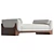 Luxury Bouclé Sheba Daybed (8192x8192 Texture) 3D model small image 4