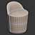 Seamless Textured Lounge Chair - 3D Model 3D model small image 3