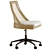 Stylish Bennett Swivel Desk Chair 3D model small image 2