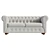 Petite Chesterfield Sofa UV-Unwrapped 3D model small image 2