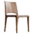 Natural Wood Voltri Chair 3D model small image 4