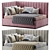 Modern Lipstik Bed 2017 3D model small image 1