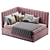 Modern Lipstik Bed 2017 3D model small image 3