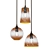 Brown Pick-n-Mix Pendant Light 3D model small image 1