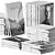 Title: Chic Monochrome Magazine Set 3D model small image 4