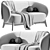 Modern Tilar Sofa by Divan 3D model small image 7