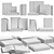 Interior Books Set for Decor 3D model small image 7