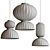 Elegant Renne Pendant Lights Shine 3D model small image 3