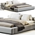 Sleek Low Bed Mapped UV 3D model small image 1