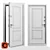 Snegir PRO: Cold-Resistant Outdoor Door 3D model small image 3