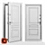 Snegir PRO Street Door with Thermal Insulation 3D model small image 3