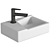 Syon SPENTA Wall Mount Basin 3D model small image 2