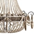 Rustic Bead Chandelier 3D Model 3D model small image 5