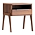 Sleek Aiken Nightstand: Modern Design 3D model small image 1