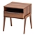 Sleek Aiken Nightstand: Modern Design 3D model small image 2