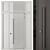 Modern Entry Door Set27 3D model small image 3