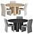 Branton Manor Dining Set 3D model small image 1