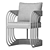 Sette Garden Rao Chair 3D model small image 3