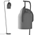 Scandinavian Minimalist Boshi Floor Lamp 3D model small image 2