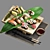 Japanese Food Set1 in Magewappa 3D model small image 1