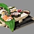 Japanese Food Set1 in Magewappa 3D model small image 3