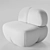  Luxe Barrel Lounge Chair Set 3D model small image 5