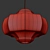 Modernist Viscontea Pendant Light 3D model small image 3