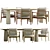 Modern Elegance: Poliform Chair Magnolia 3D model small image 3