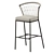 Sleek Sette Mess Bar Chair 3D model small image 1