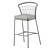 Sleek Sette Mess Bar Chair 3D model small image 3