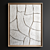 Decorative Metal Wall Art 3D model small image 1