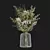 Winter Eucalyptus Rose Bouquet 3D model small image 2