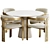 Elegant Donato Dining Set 3D model small image 3