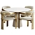 Elegant Donato Dining Set 3D model small image 12