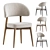 Sleek Hyde Dining Chair, Westelm 3D model small image 1