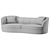 Eclipse Luxury Sofa Stylish Design 3D model small image 2