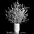 Modern Sakura Blossoms Vase Bouquet 3D model small image 7