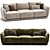 Modern Sofa Dario 3D Model 3D model small image 2