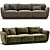 Modern Sofa Dario 3D Model 3D model small image 3