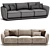 Modern Sofa Dario 3D Model 3D model small image 6