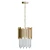 Crystal Tiered Pendant Light: 89cm 3D model small image 3