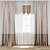 Vintage Curtain Model Bundle 3D model small image 1