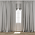 Vintage Curtain Model Bundle 3D model small image 3